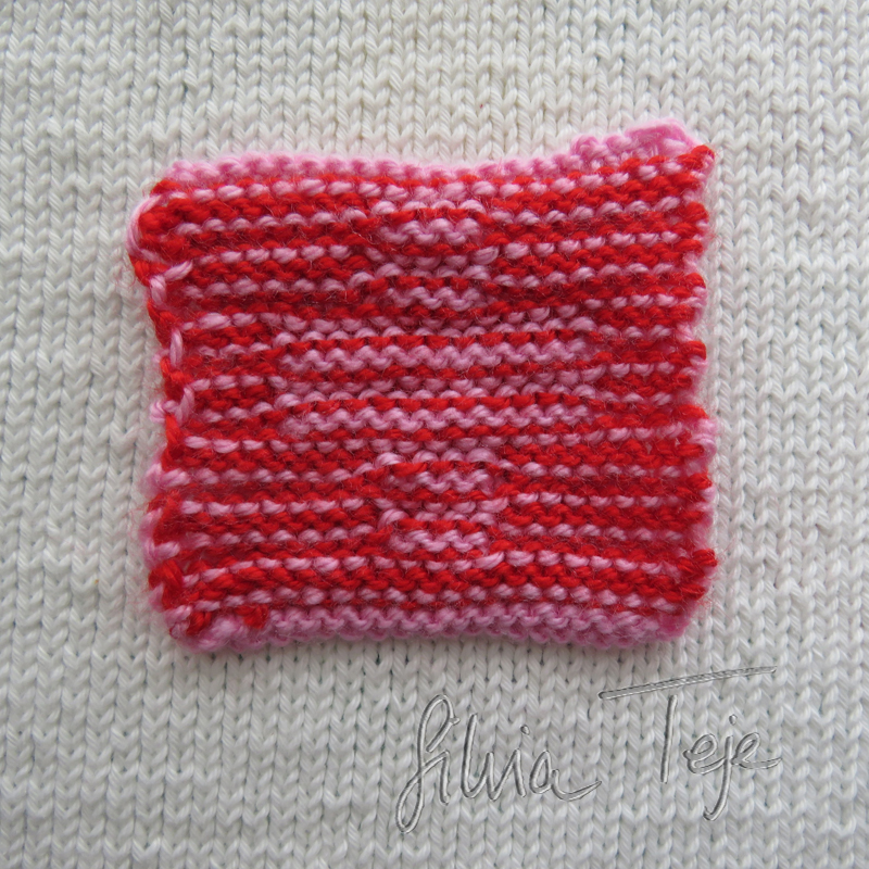 Parte trasera punto técnica Illusion Knitting